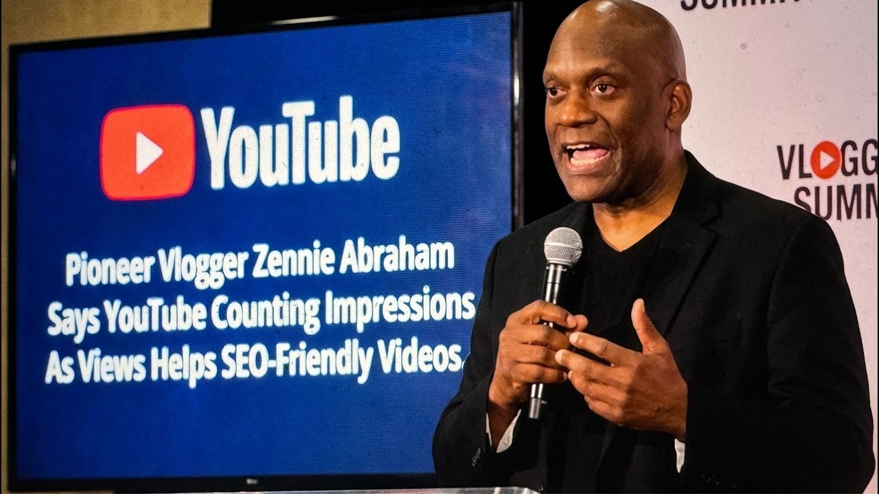 Pioneer Vlogger Zennie Abraham Says YouTube Counting Impressions AsViews Helps SEO-Friendly Videos 1 pioneer vlogger zennie abraham s