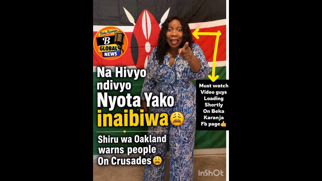 Shiru Wa Oakland Gutariria Uria Njata Ciyagwo ni ahunjia Crusades na Kanitha,Kujeni Mskie hii😩😩 1 shiru wa oakland gutariria uria