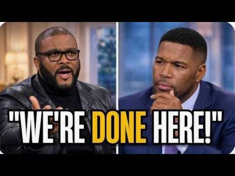 Think Tyler Perry Walked Off Good Morning America Michael Strahan Interview? Think Again & Check 2 think tyler perry walked off goo