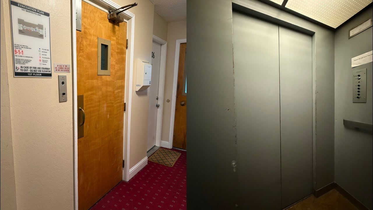 center opening doors rare home hydraulic swing door elevator 141 montecito ave oakland ca