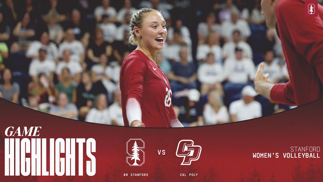 Highlights: #8 Stanford Women's Volleyball vs. Cal Poly 2 highlights 8 stanford womens volleyball vs cal poly