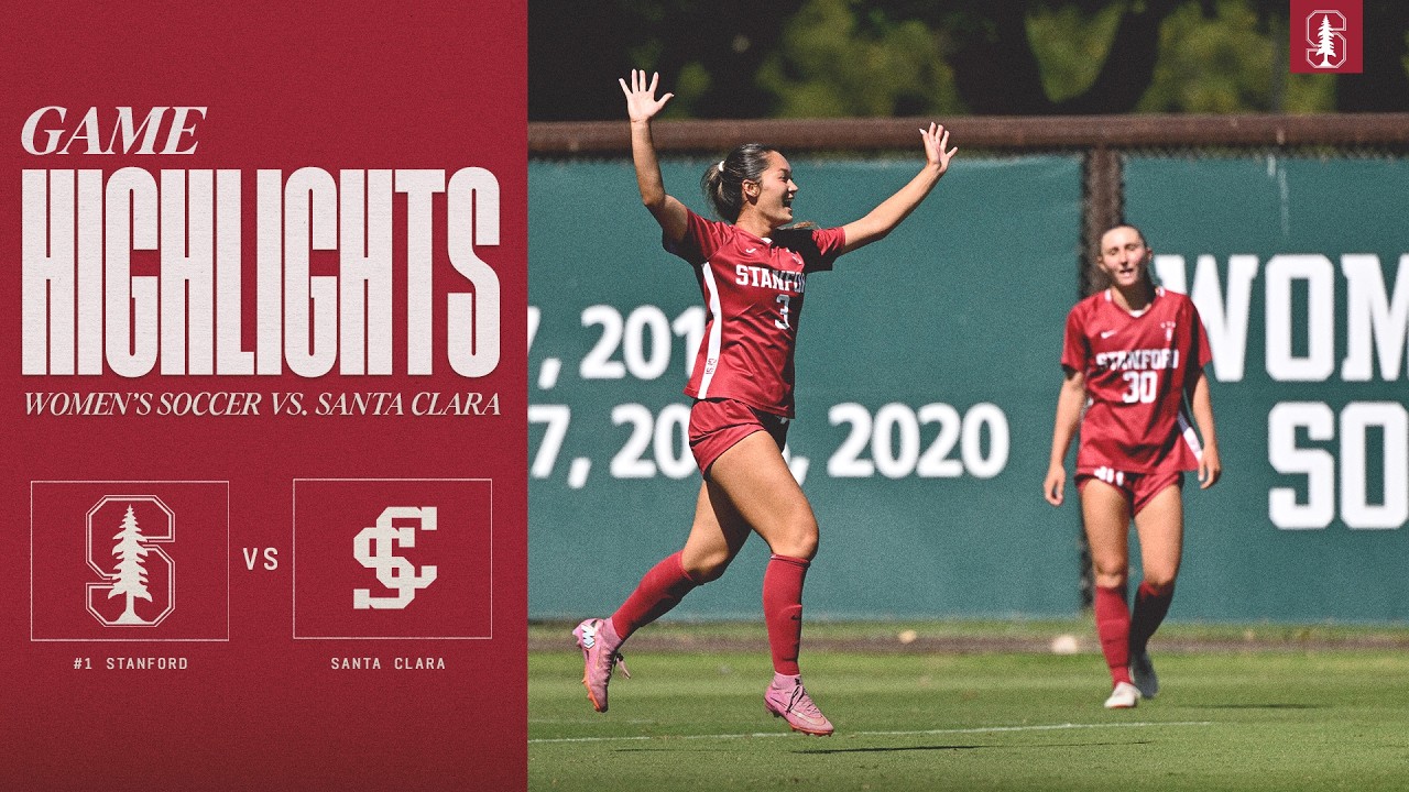 Highlights: No. 1 Stanford Women's Soccer vs. Santa Clara (09/06/26) 2 highlights no 1 stanford womens