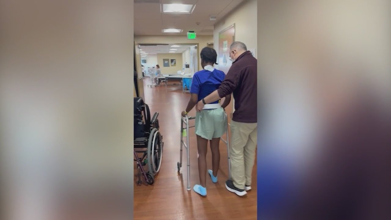 oakland woman takes first steps