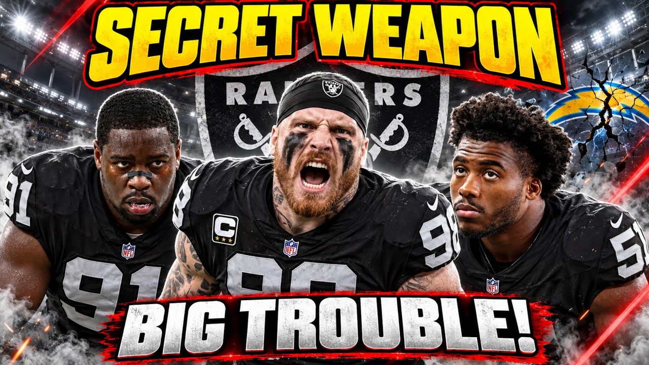 raiders secret weapon revealed chargers could be in big trouble in week 2