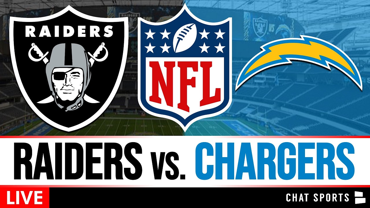 raiders vs chargers live stream play by play highlights stats nfl week 2 watch party on cbs