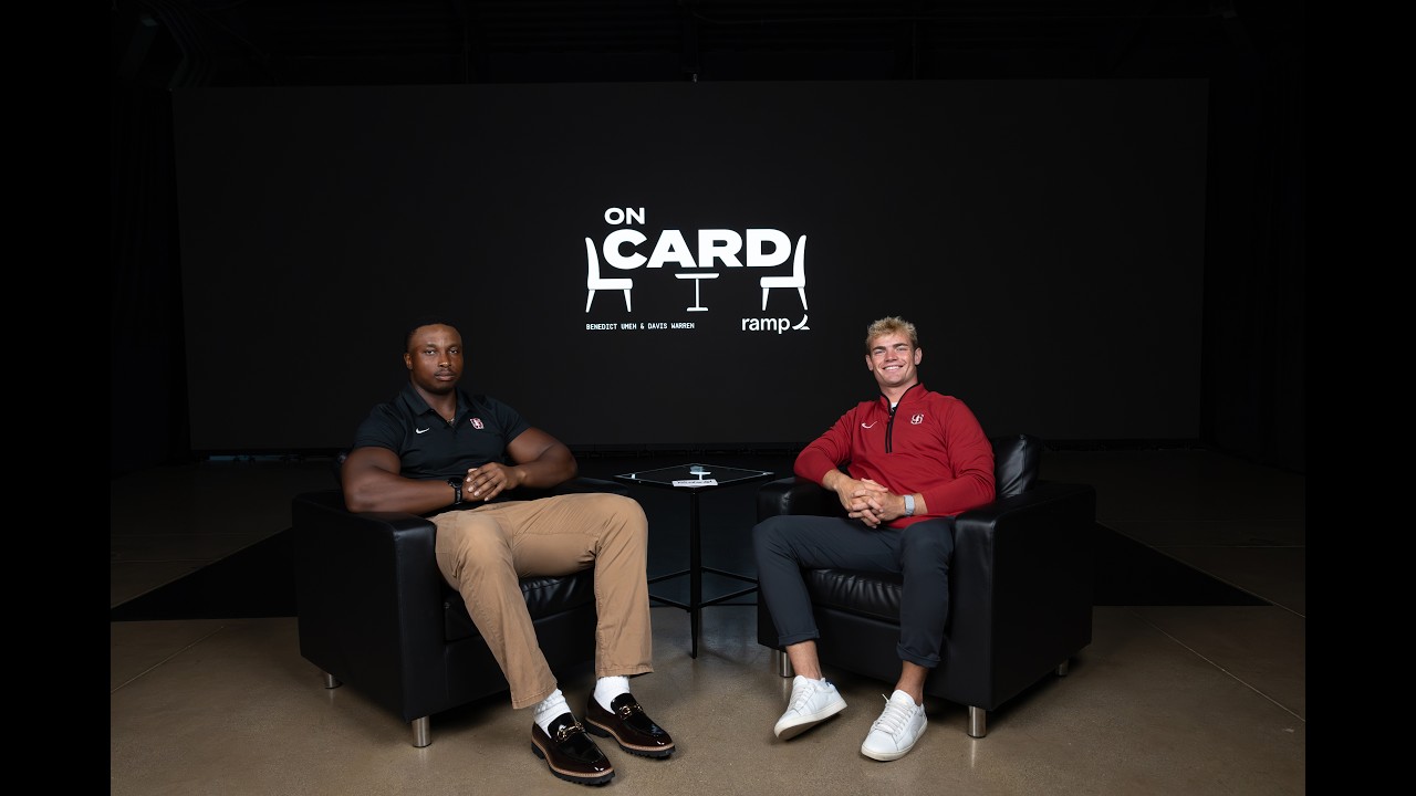 stanford football on card benedict umeh and davis warren