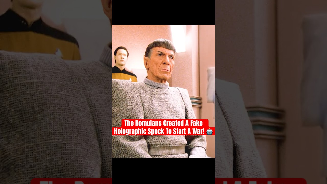 The Romulans Created A Fake Holographic Spock To Start A War! 🤖#startrek #shorts #funny #shortvideo 2 the romulans created a fake holo