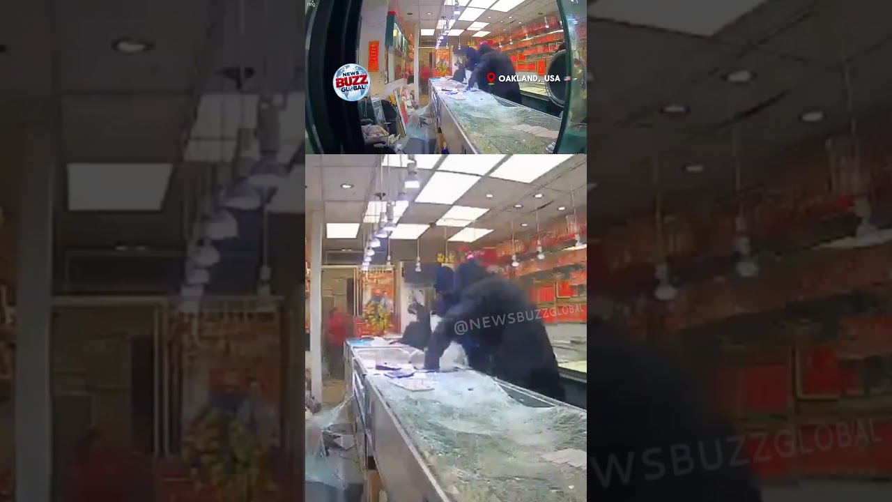76 year old confronts armed robbers at oakland jewellery shop