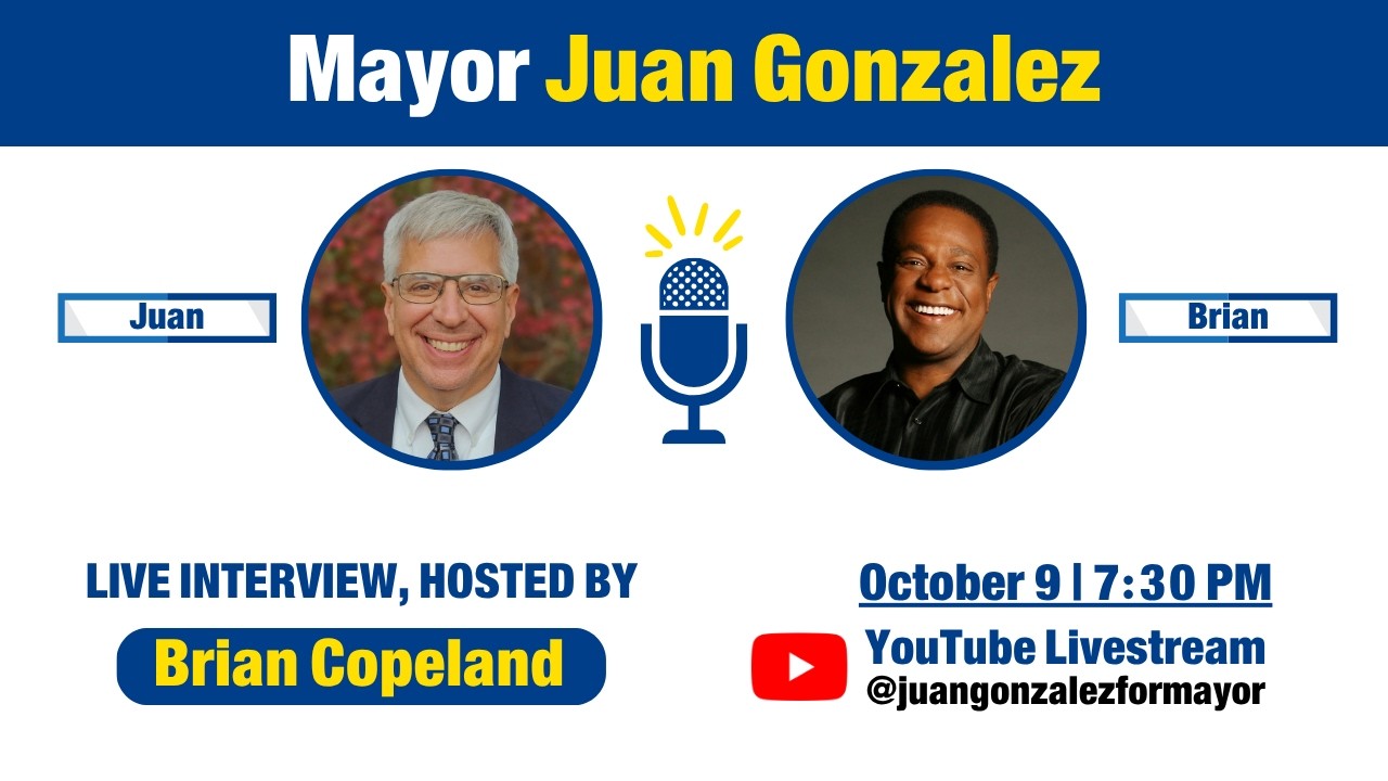 brian copeland interviews mayor juan gonzalez live
