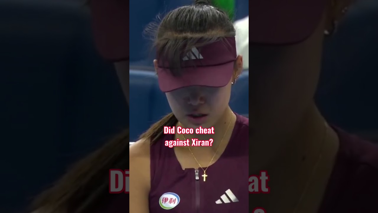 did coco gauff cheat against