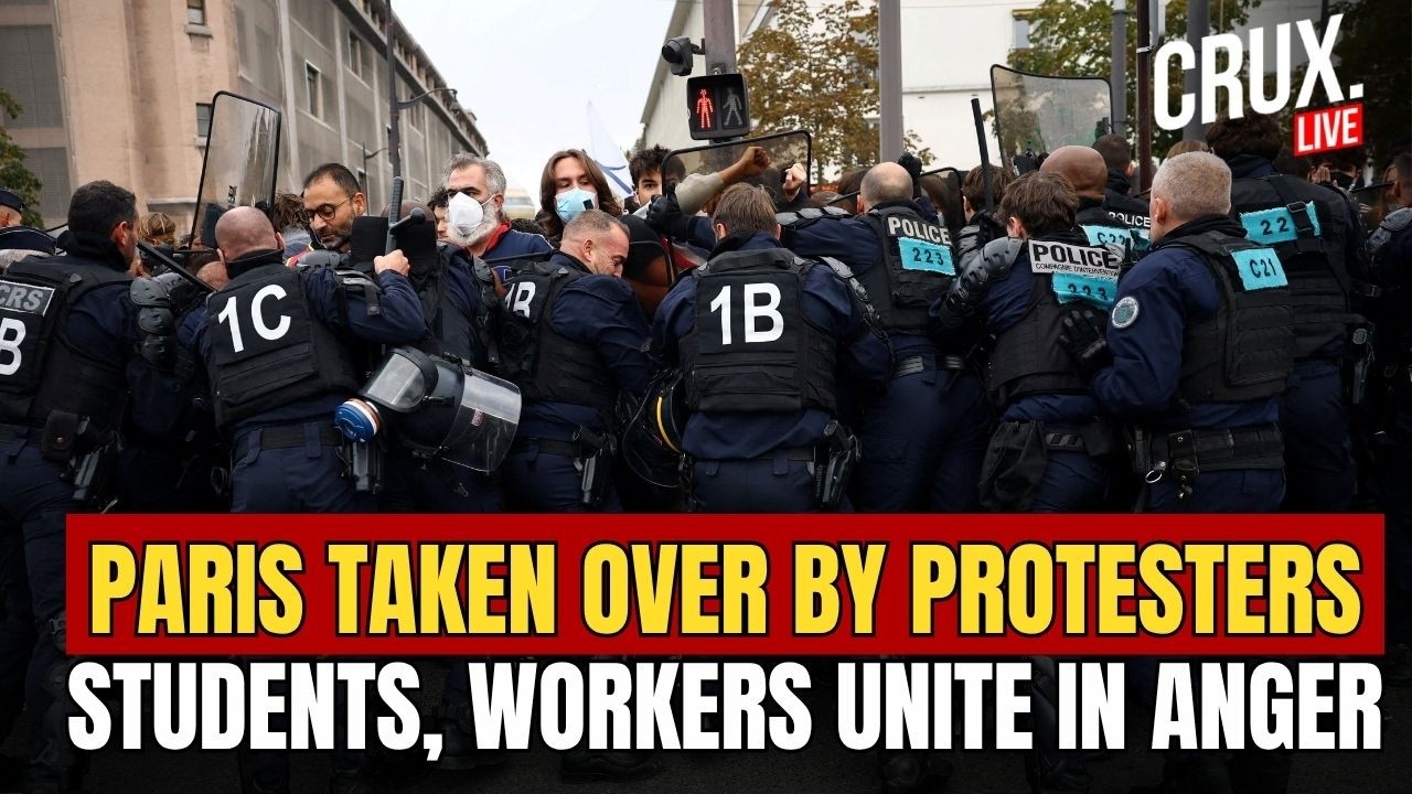 FRANCE LIVE | Students, Workers And Unions March In Paris Over Rising Costs And Fuel Prices 2 france live students workers and