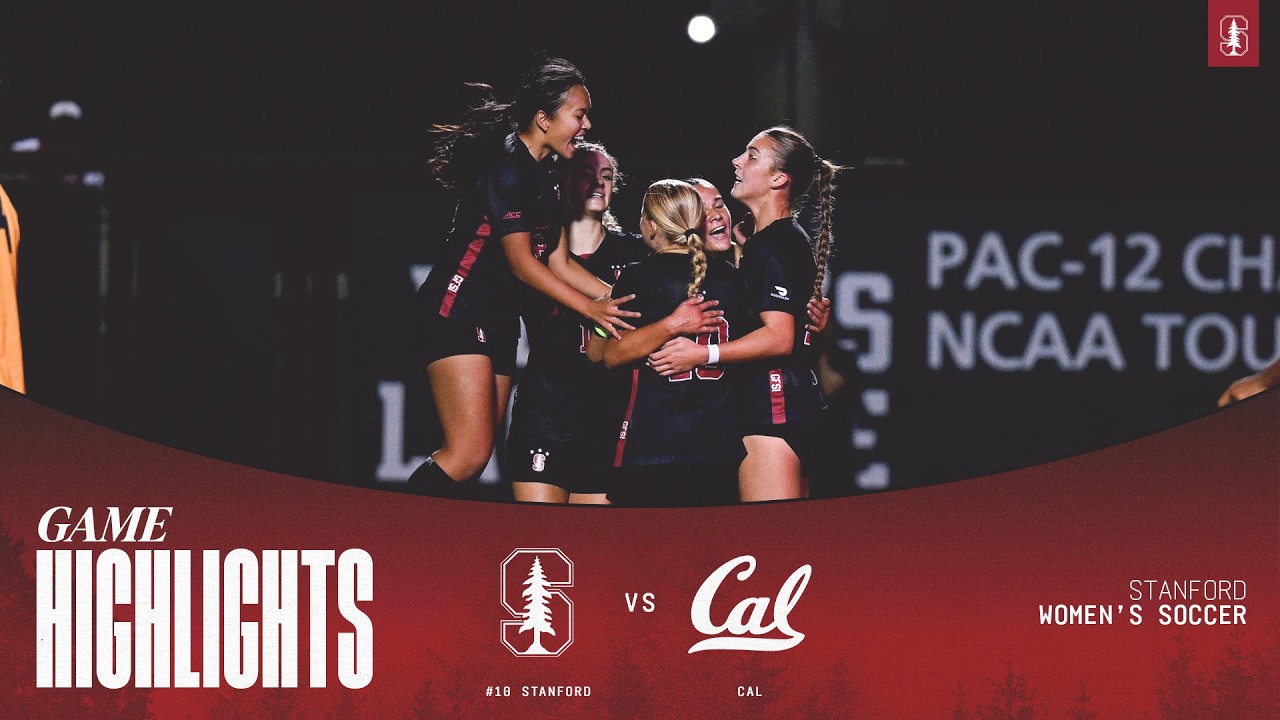 highlights 10 stanford womens soccer vs cal 10 16 26