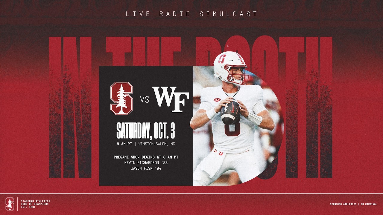 in the booth stanford at wake forest stanford football radio simulcast 10 3 26