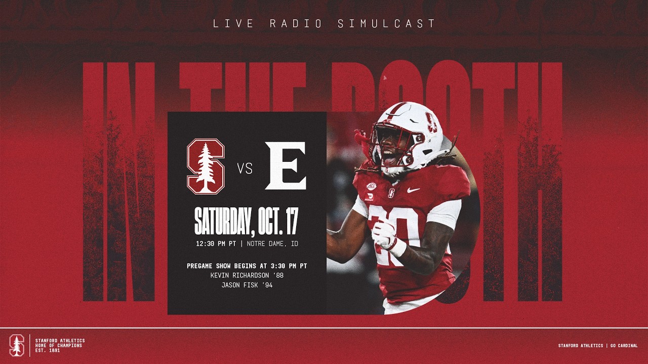 in the booth stanford vs elon stanford football radio simulcast 10 17 26