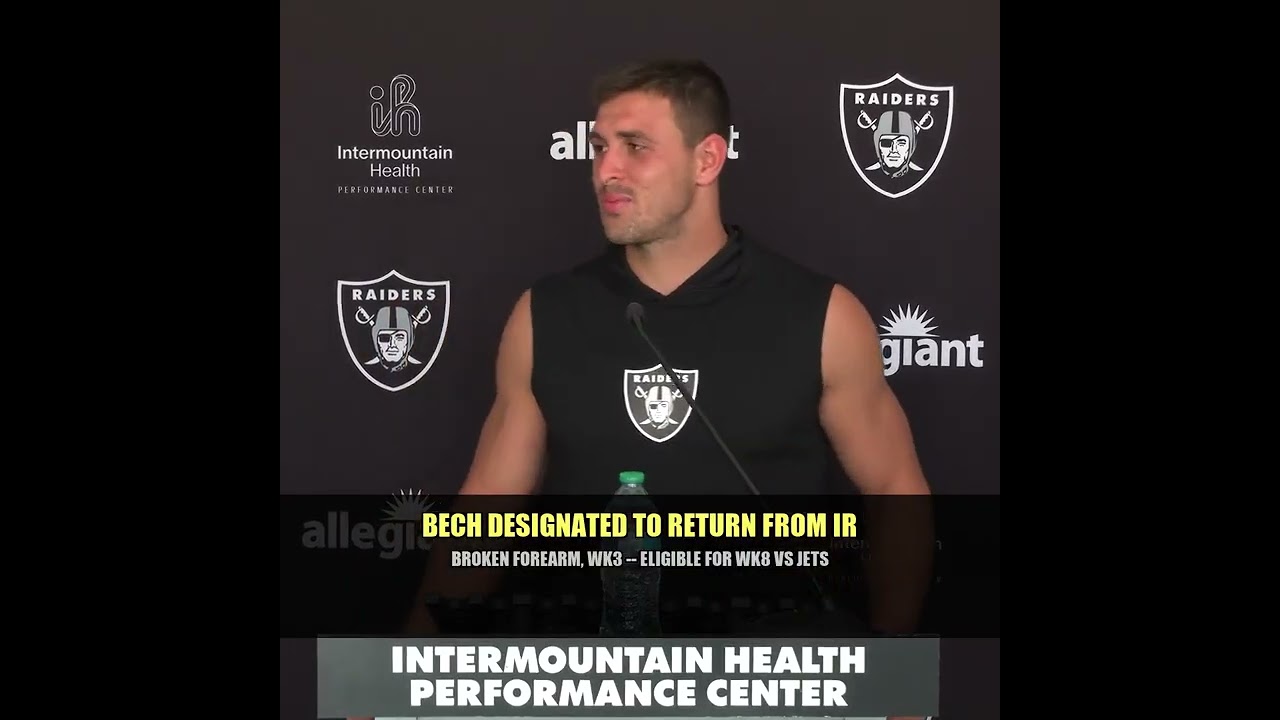 Jack Bech Designated to Return From Injured Reserve 1 jack bech designated to return from injured reserve
