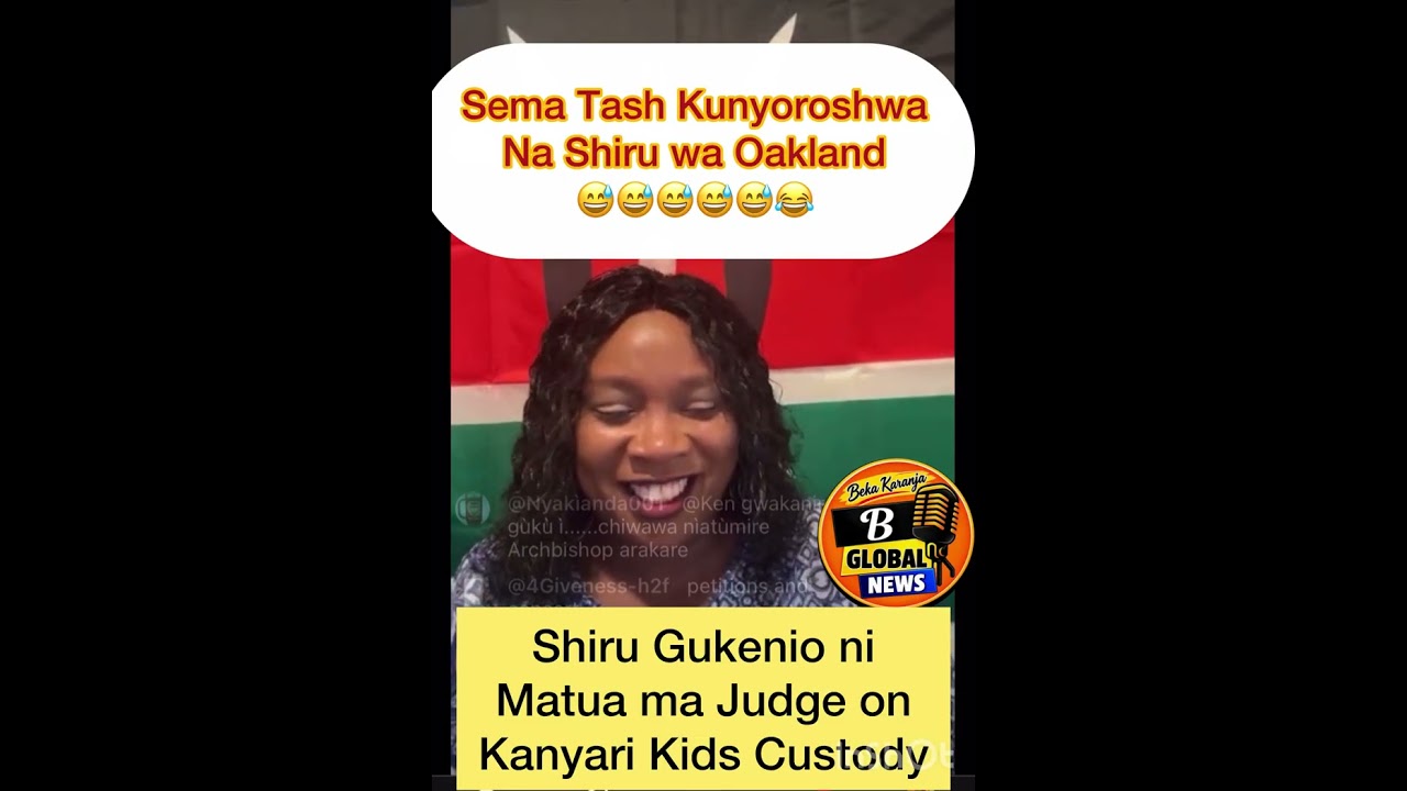 Shiru wa Oakland kunyorosha Tash baada ya Judge kupea kanyari full kids custodyđ
đ
2 shiru wa oakland kunyorosha tash baada ya judge kupea kanyari full kids custodyf09f9885f09f9885