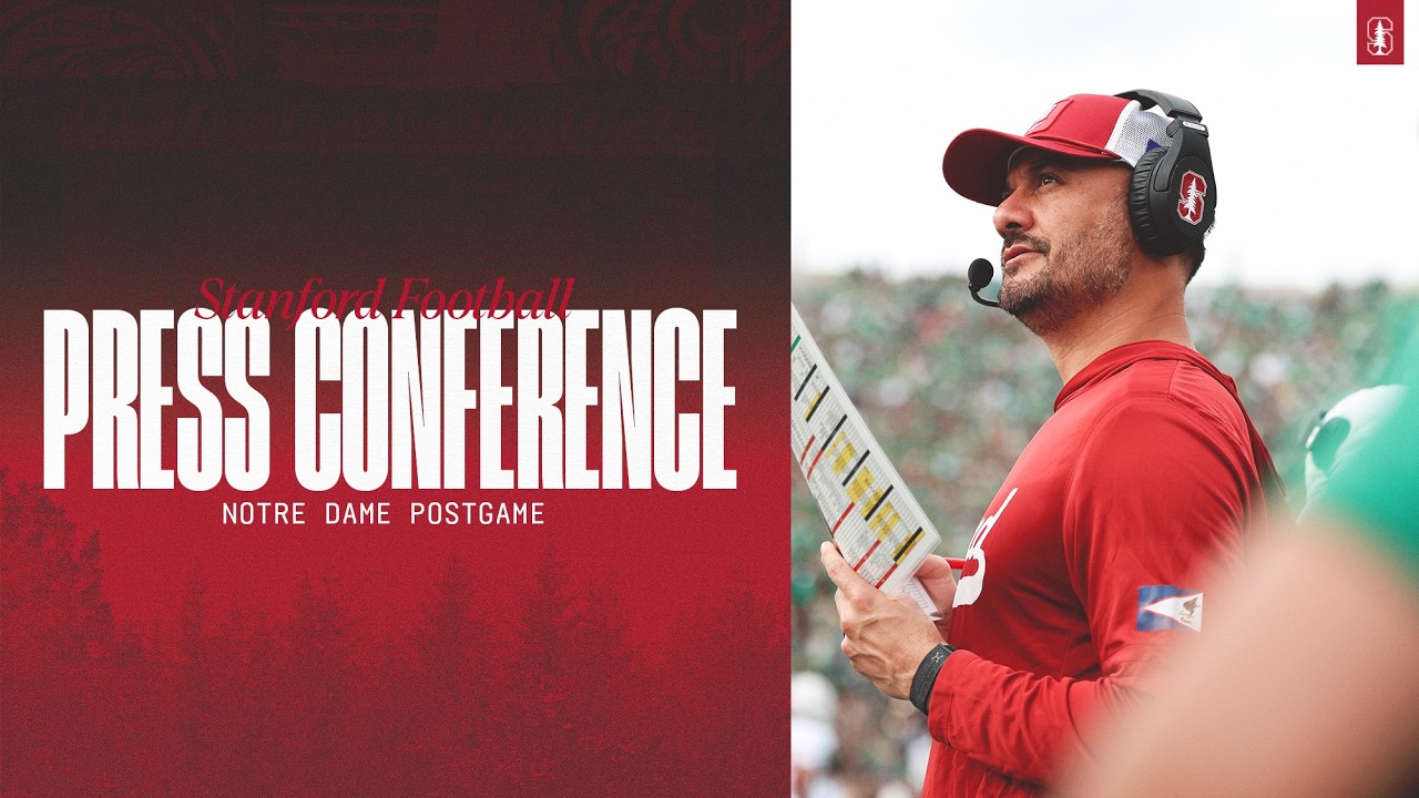 stanford football notre dame postgame press conference 10 10 26