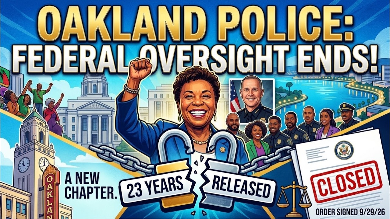 statement from oakland mayor barbara lee on end of 23 years of federal oversight of oakland police