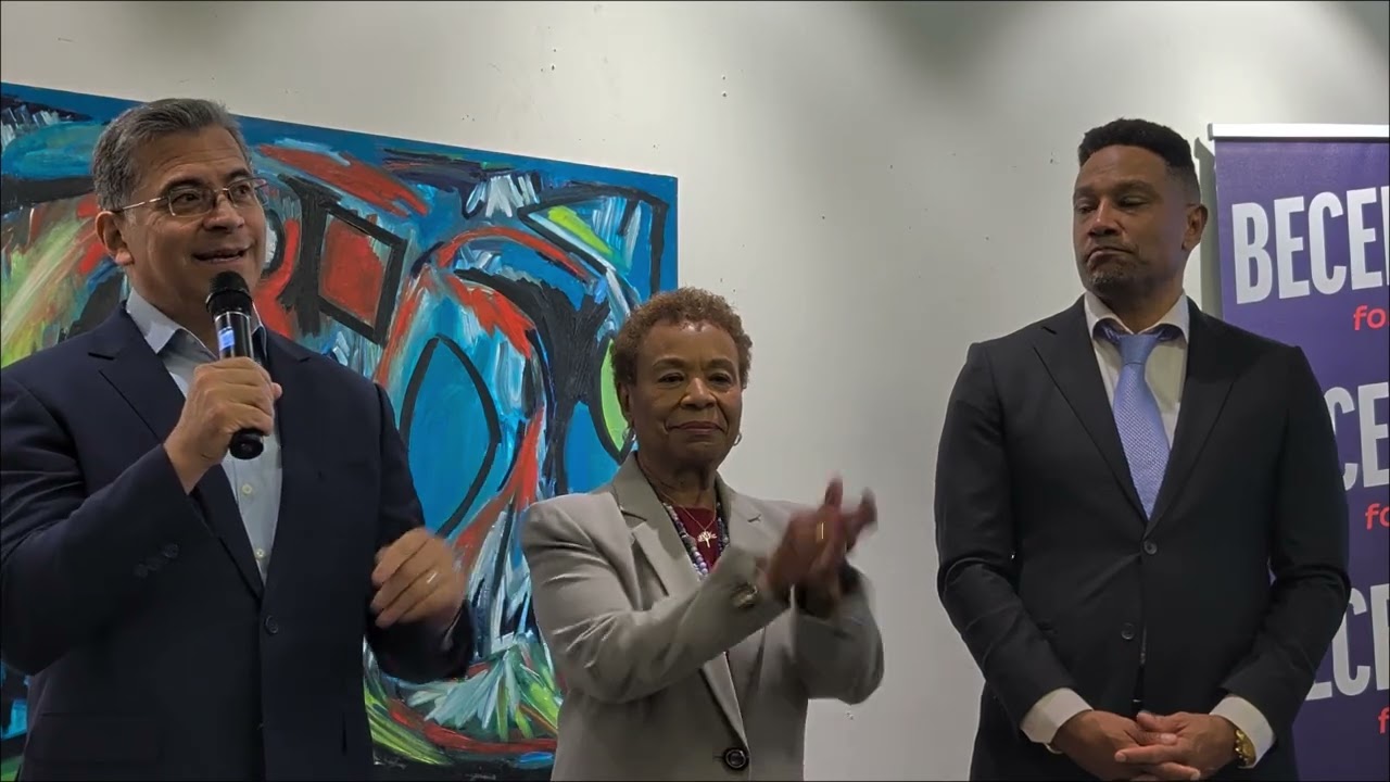 Xavier Becerra Stumps w/ Oakland Black Leaders Days Before 2026 General Election 2 xavier becerra stumps w oakland